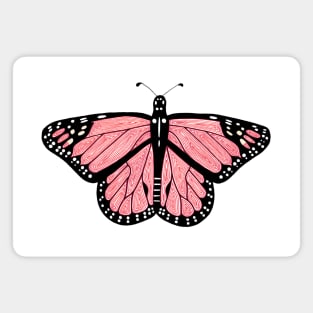 Red Butterfly Magnet